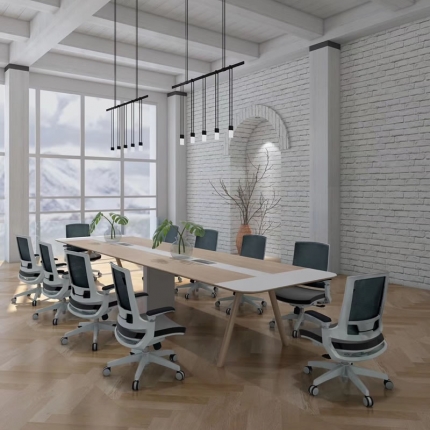 隆达电子公司-会议桌椅配套案例